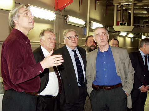 Нобелевский лауреат Ж. Алфёров на установке «Лазер на свободных электронах»