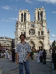  
  
     in front of Notre-Dame             

