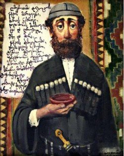 Painting of Lado Tevdoradze